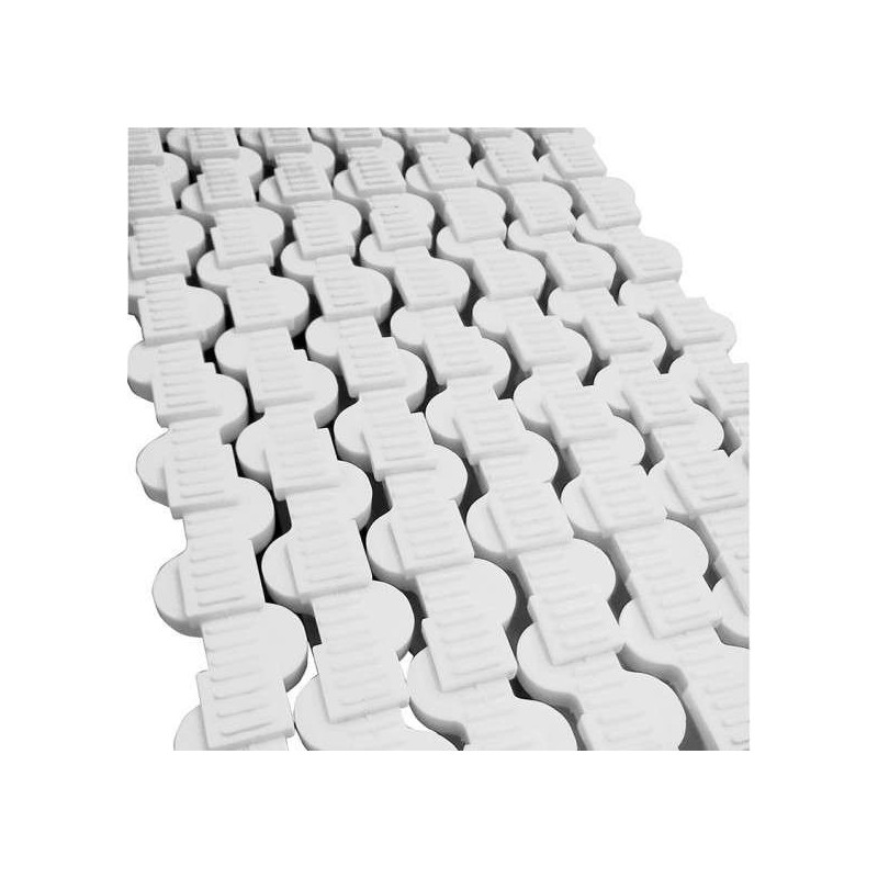 REJILLA PISCINA PARA CURVAS ALTO 22MM ANCHO 195MM. 52535