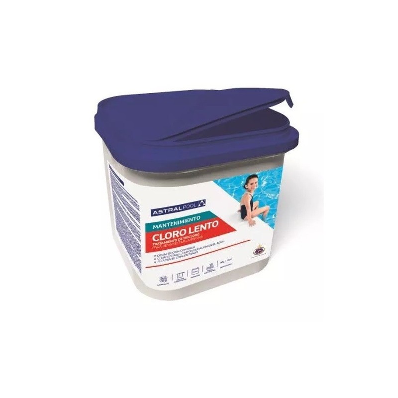 CLORO LENTO GRANULADO 5 kg. 11405