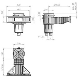 SKIMMER NORM PARA PISCINAS PREFABRICADAS CON INSERTOS. 56176