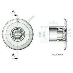 BOQUILLA NORM PISC. PREFABRICADA LINER. 56499