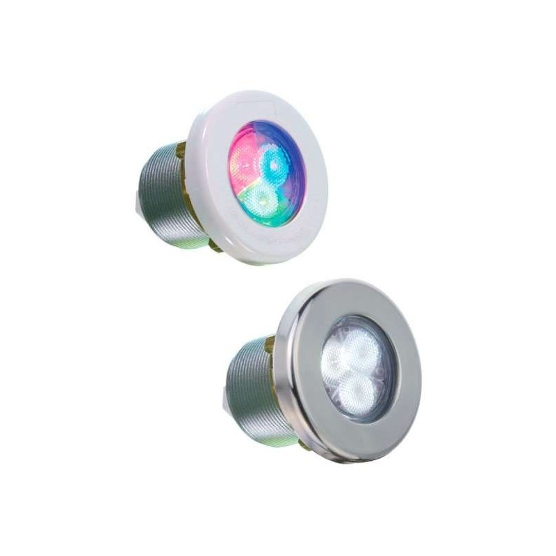 Proyector Lumiplus MINI V2 Luz RGB embellecedor blanco para Spa y P. prefabricada. 52126