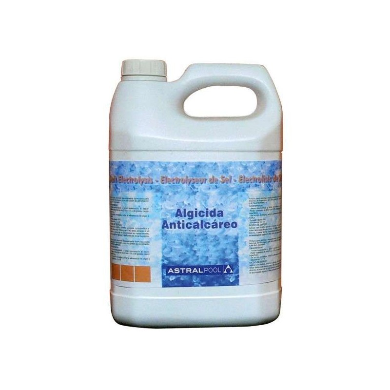 ALGICIDA Y ANTICALCAREO PARA ELECTROLISIS DE SAL 5 L. 40926
