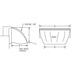 CASCADA SILKFLOW 90 CM. 45207