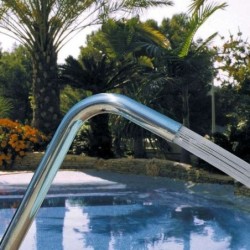 CAÑON LUXE TUBO INOX D.63 ALT. 0,8 m PLANO. 19970