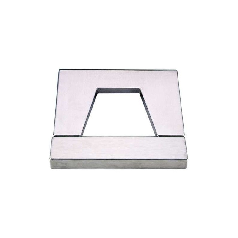 EMBELLECEDOR INOX CORTINA 600 mm SATINADO. 19981