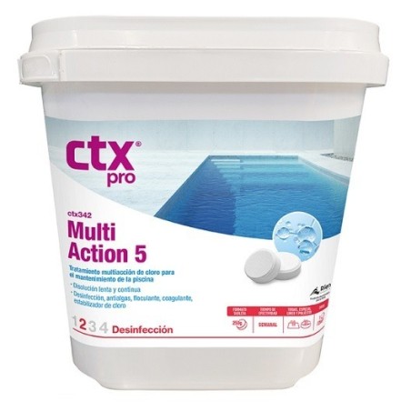 CTX 342. Cloro Multiacción 200gr. Especial liner y poliéster. 75148