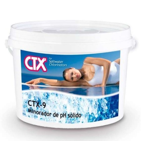 CTX 09 Minorador pH sólido piscinas electrólisis salina 16KG. 40968