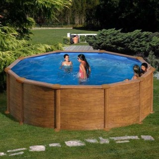 Piscina elevada madera D.460x132 Gre. KITPR458WO