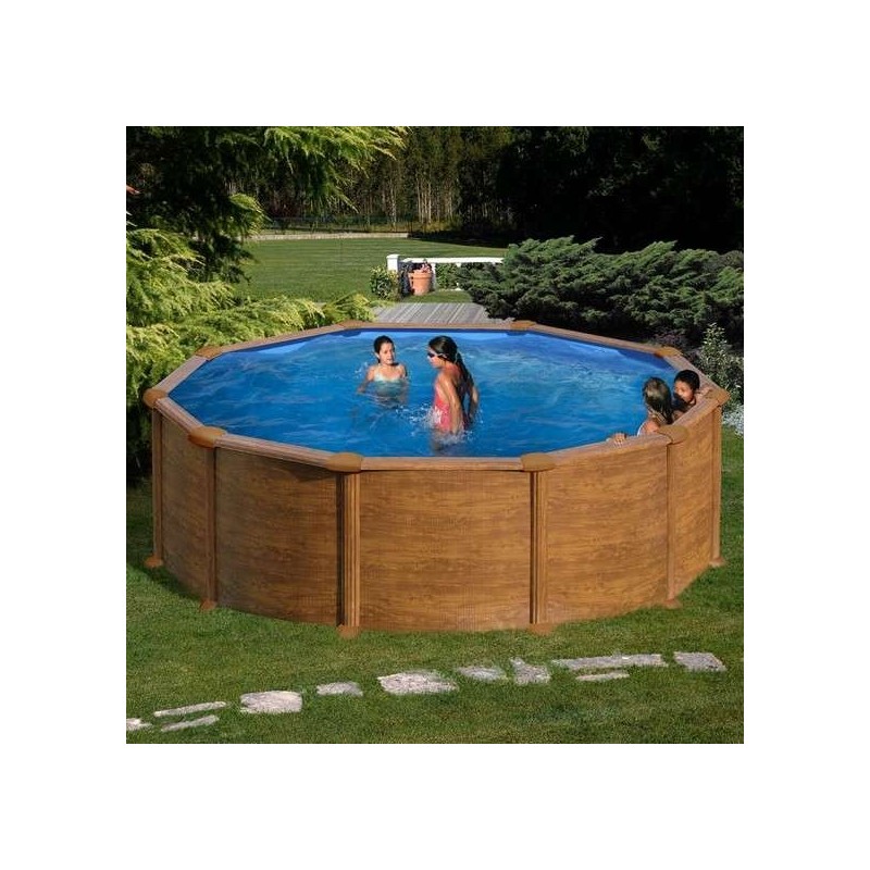 Piscina elevada madera D.460x132 Gre. KITPR458WO