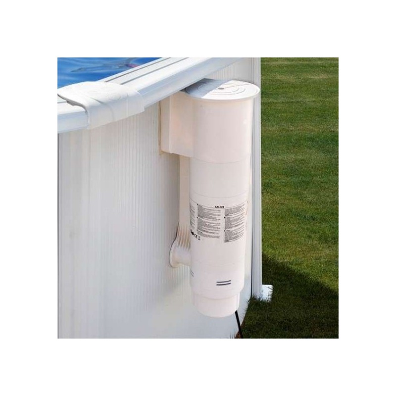 Piscina GRE Bora Bora ovalada de acero chapa blanca 610 x 375 x 120 cm. KITPROV613