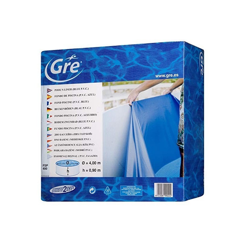 Liner circular Gre azul D.550