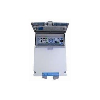 Armario de maniobra con bomba monofásica de 1,5 CV con transformador 600W. PC408-ECO