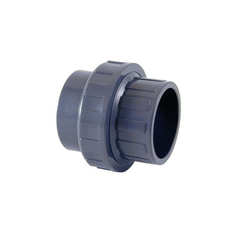 Enlace tres piezas PVC D.63 Cepex