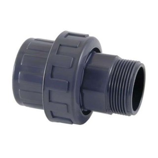 Enlace tres piezas mixto PVC D.63 a 2" RM Cepex