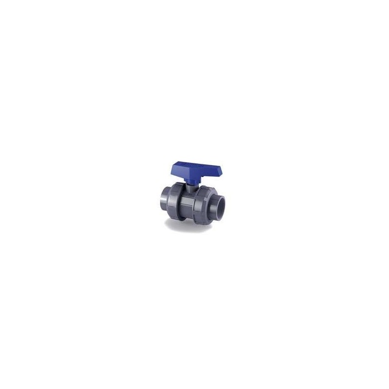 Valvula PVC de bola PN-10 D.63 Cepex