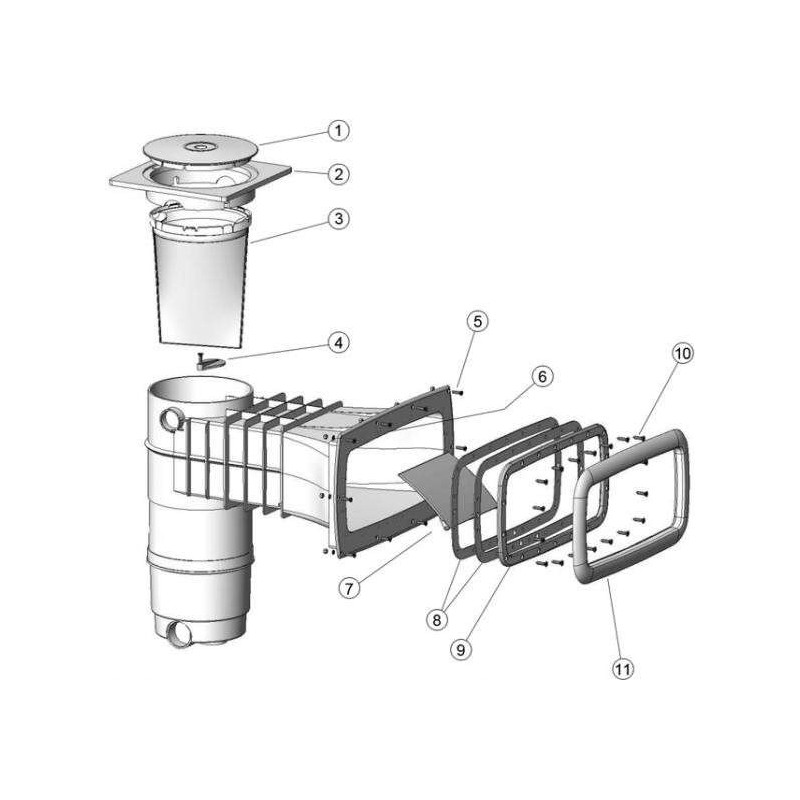 Skimmer piscina prefabricada S&S Pool. 99386J