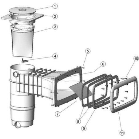 Skimmer piscina prefabricada S&S Pool. 99386J