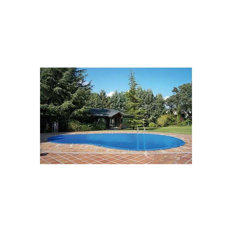 Cobertor gran resistencia azul - 7x3,5m para piscina Steel Pool. COBGR2ST