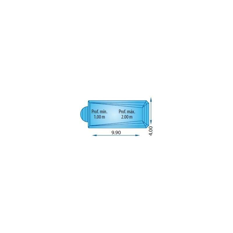 Malla poliéster Piscina S 1050 R - Europa Piscinas. COBPOL1050