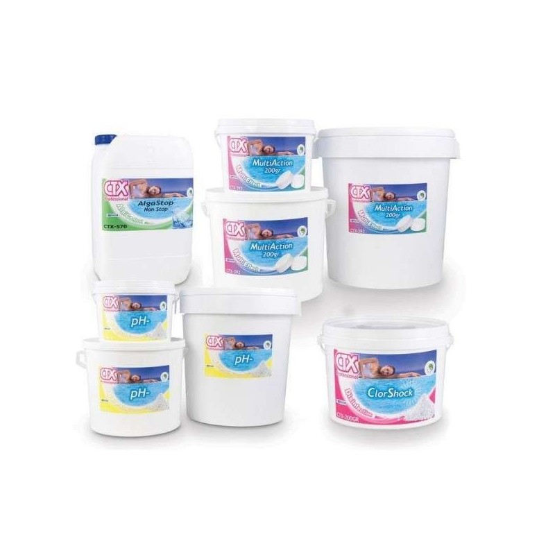Kit Mantenimiento Producto Químico Piscina CTX