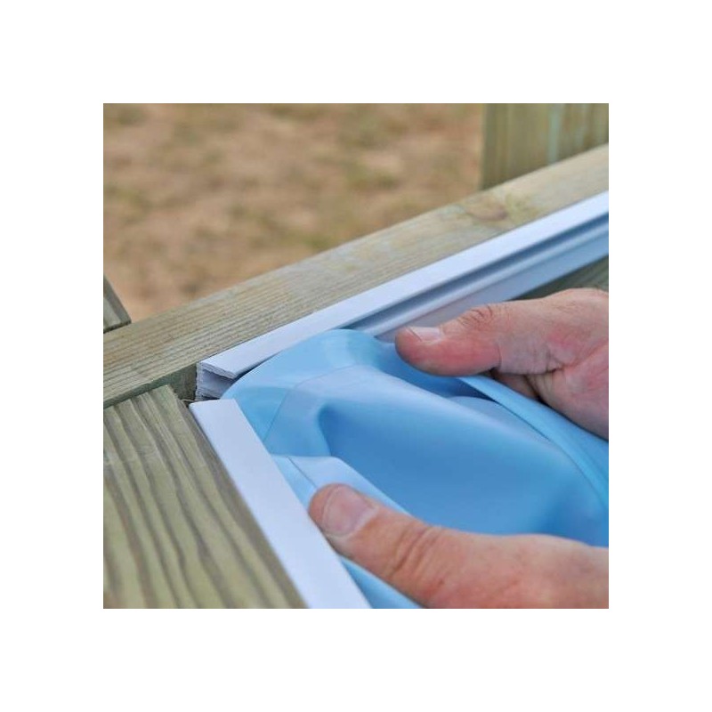 Liner azul piscina madera Evora 600 x 400 x 133 Gre. 785939
