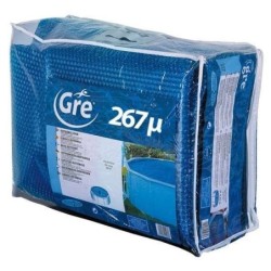 Cubierta isotérmica piscina acero 610 x 370 Gre. 773324