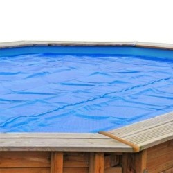 Cubierta isotérmica piscina madera ovalada 585 x 360 Gre. 784800