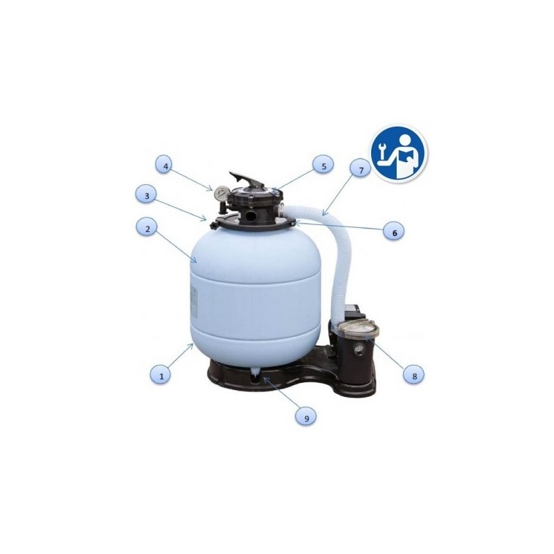 Válvula selectora para FS300-FS320-FS400-FS500 Gre. VALVULA5VSAM