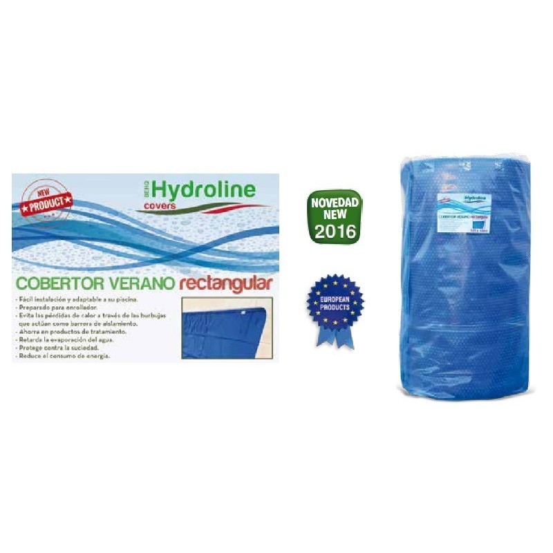 Cobertor solar rectangular 4 x 2 m. Hydroline 209214