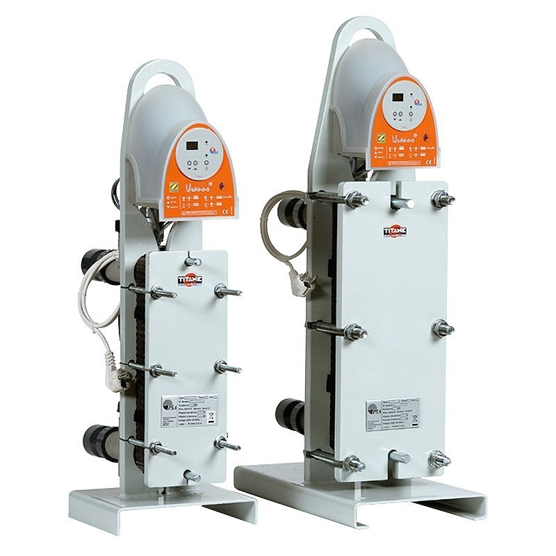 Intercambiador calor por placas Uranus 120 con carcasa Zodiac. WJ000006