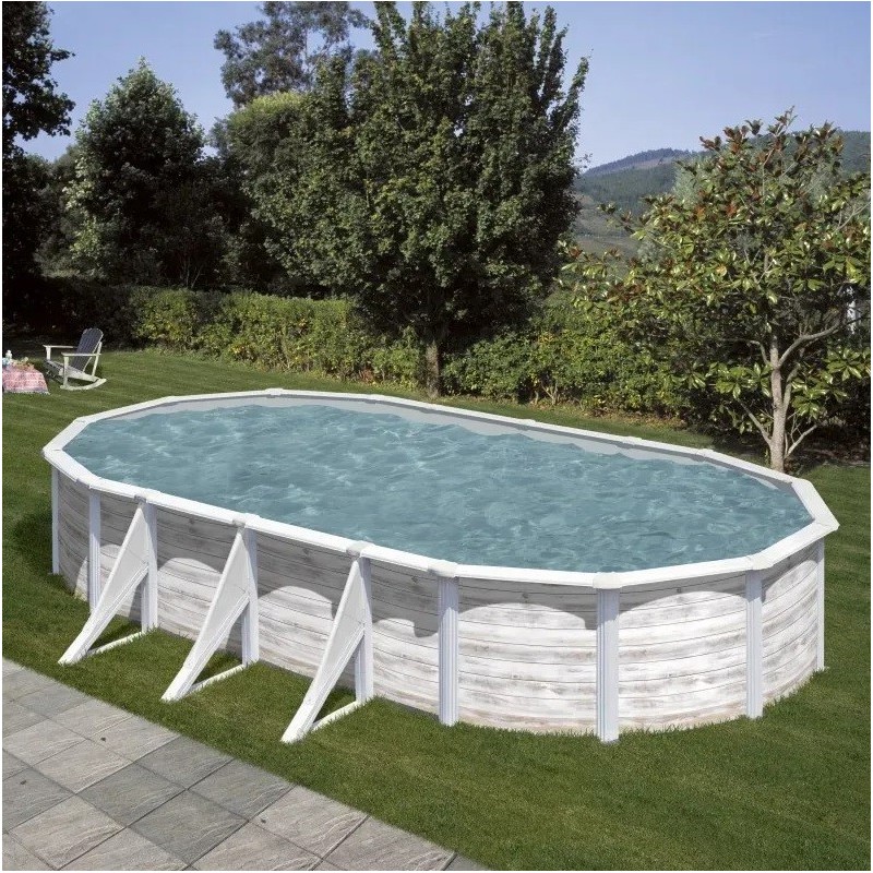 Piscina acero Islandia 730 x 375 x 132 GRE. KITPROV7388N