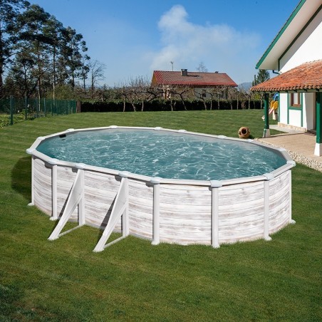 Piscina acero Groenlandia 610 x 375 x 132 cm GRE. KITPROV618N