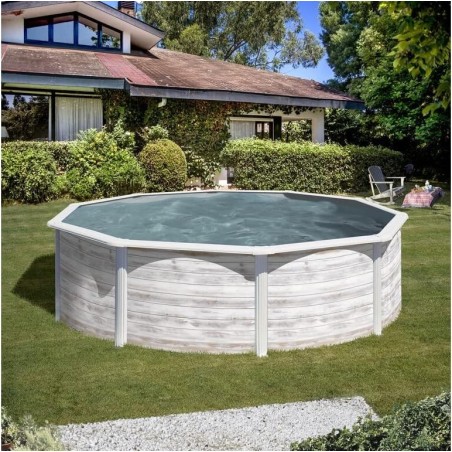 Piscina acero Finlandia Ø 460 x 120 cm GRE. KIT460N