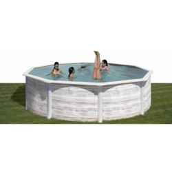 Piscina acero Finlandia Ø 300 x 120 cm GRE. KIT300N