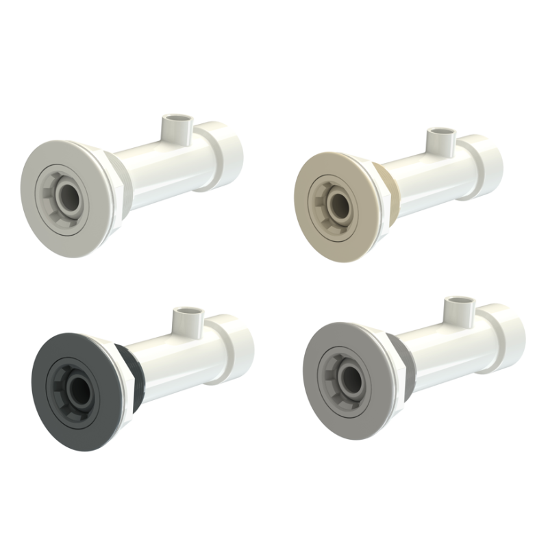 Kit hidromasaje para piscina hormigón 280mm Gris antracita. 32370CL144