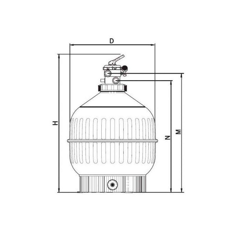 FILTRO CANTABRIC Ø 600 TOP SAL. 1 1 2. 15781