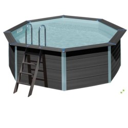 Liner circular gris D.350 x 90 alto. FPR354LB
