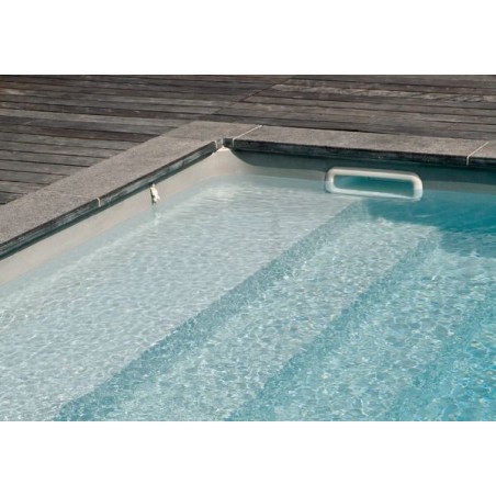 Liner ovalado gris 610 x 375 x 120 alto. FPROV610LB