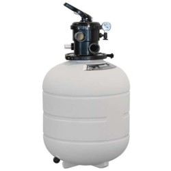 FILTRO MILLENIUM CON SALIDA TOP T/ZUNCHO 7000 L/H D.430 MM SAL. 1 1/2. 33815