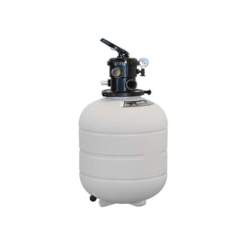FILTRO MILLENIUM CON SALIDA TOP T/ZUNCHO 7000 L/H D.430 MM SAL. 1 1/2. 33815