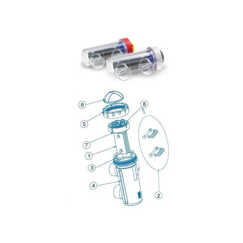 Soporte electrodos Idegis BIP DT30/40. R-015-46