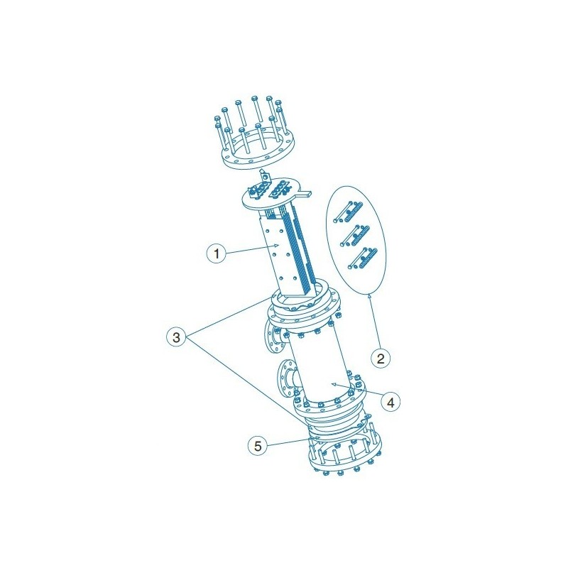 Repuesto electrodo D-300 LS IDEGIS. R-118 LS