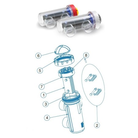 Electrodo célula DT12 IDEGIS. R-459