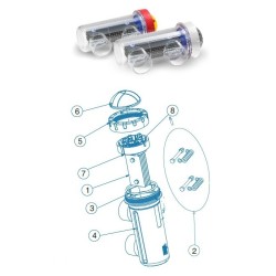 Electrodo célula DT40 IDEGIS. R-462