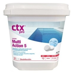 CTX 342 Multiacción 5 Cloro en tabletas 1KG 0% BORICO. 76818