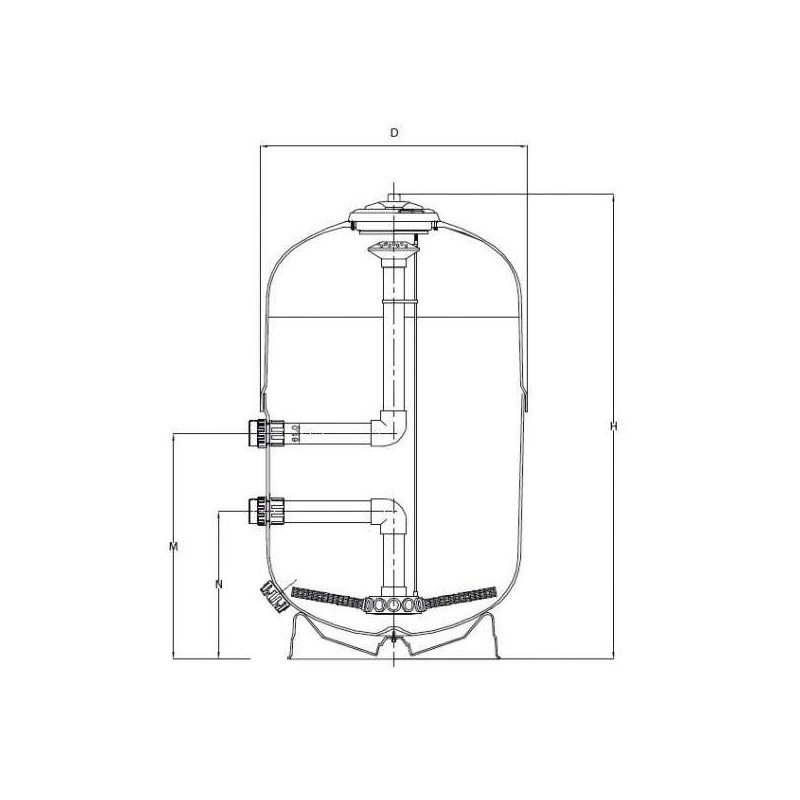 FILTROS ASTER ALTO RENDIMIENTO D.900 SAL 2 1/2". 10004
