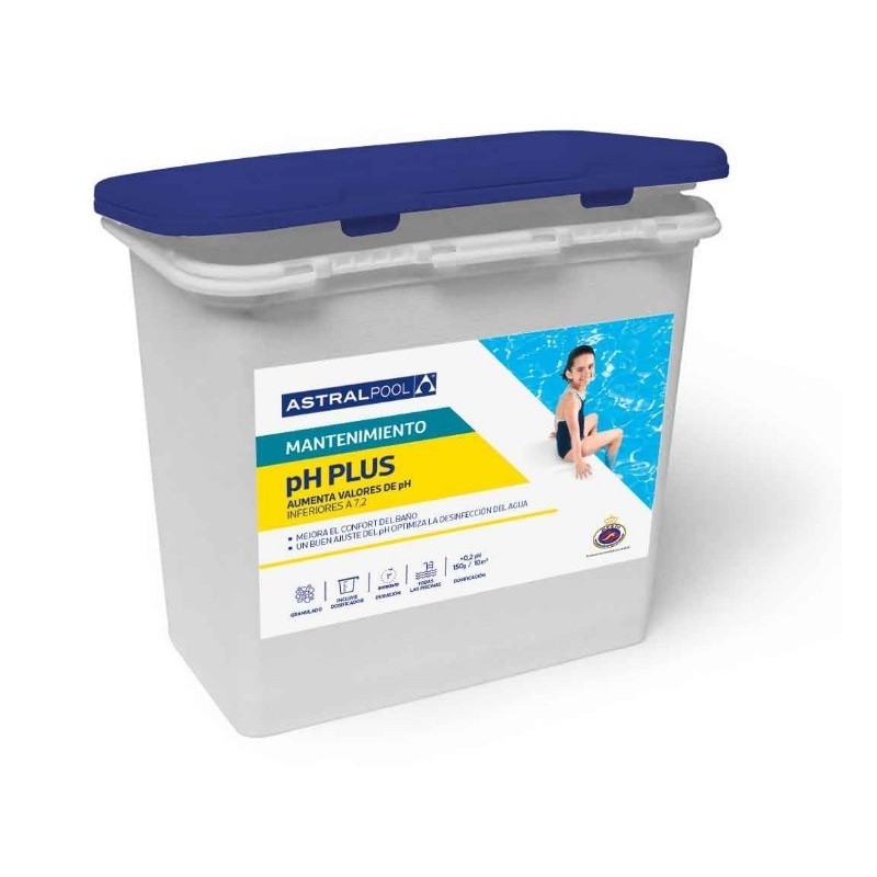 INCREMENTADOR DE pH SÓLIDO 5 kg. ASTRALPOOL. 74896