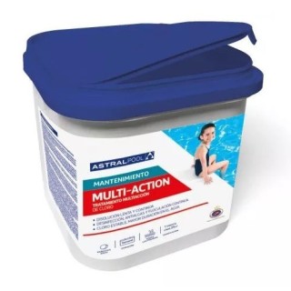 MULTIACCIÓN TABLETAS 250 GR. 5KG. ASTRALPOOL. 75160 4UD