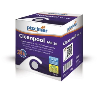 Floculante abrillantador Cleanpool TAB 20 Piscimar 5 ud. 202170
