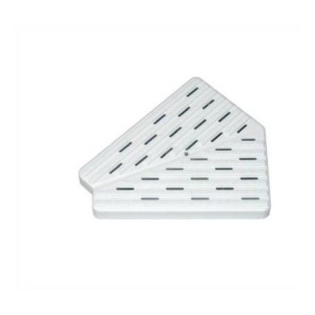 Placa esquina canal rebosadero piscina 45o 22x295mm Astralpool. 22389